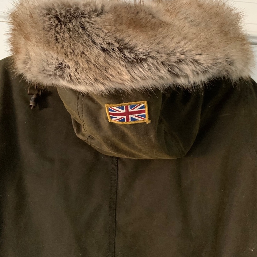 Barbour winter oil cloth parka
